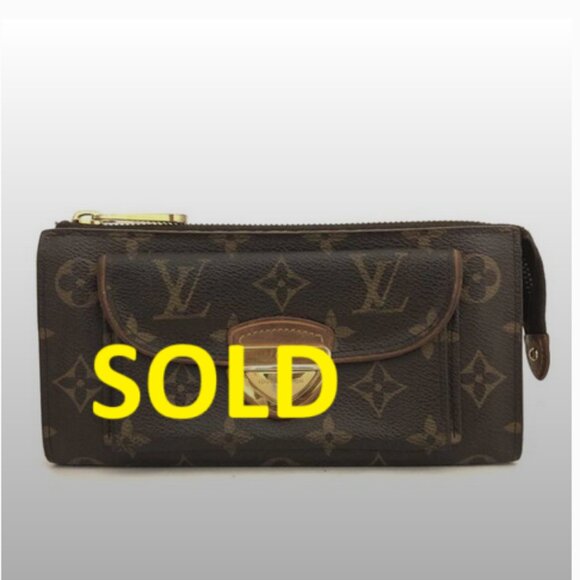 Louis Vuitton Monogram Portefeiulle Astrid Long Wallet Brown 115-101225 - Picture 1 of 9